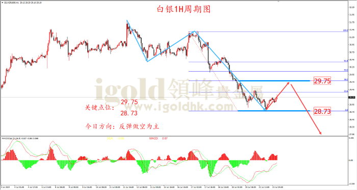 2024年7月23日白银走势图